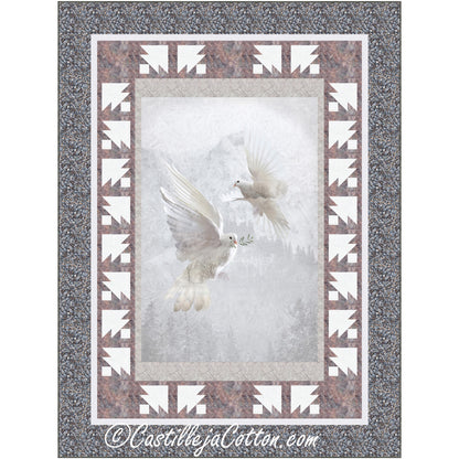 Pair of Doves Quilt Pattern CJC-55531 - Paper Pattern