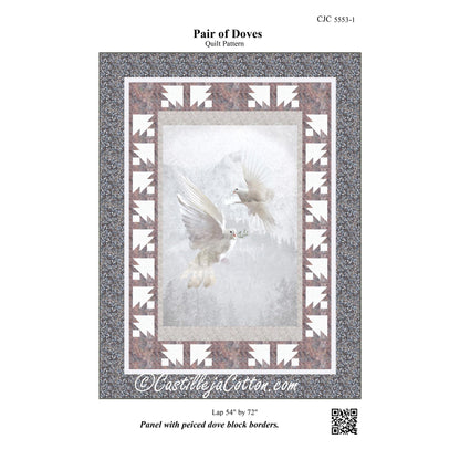 Pair of Doves Quilt Pattern CJC-55531 - Paper Pattern