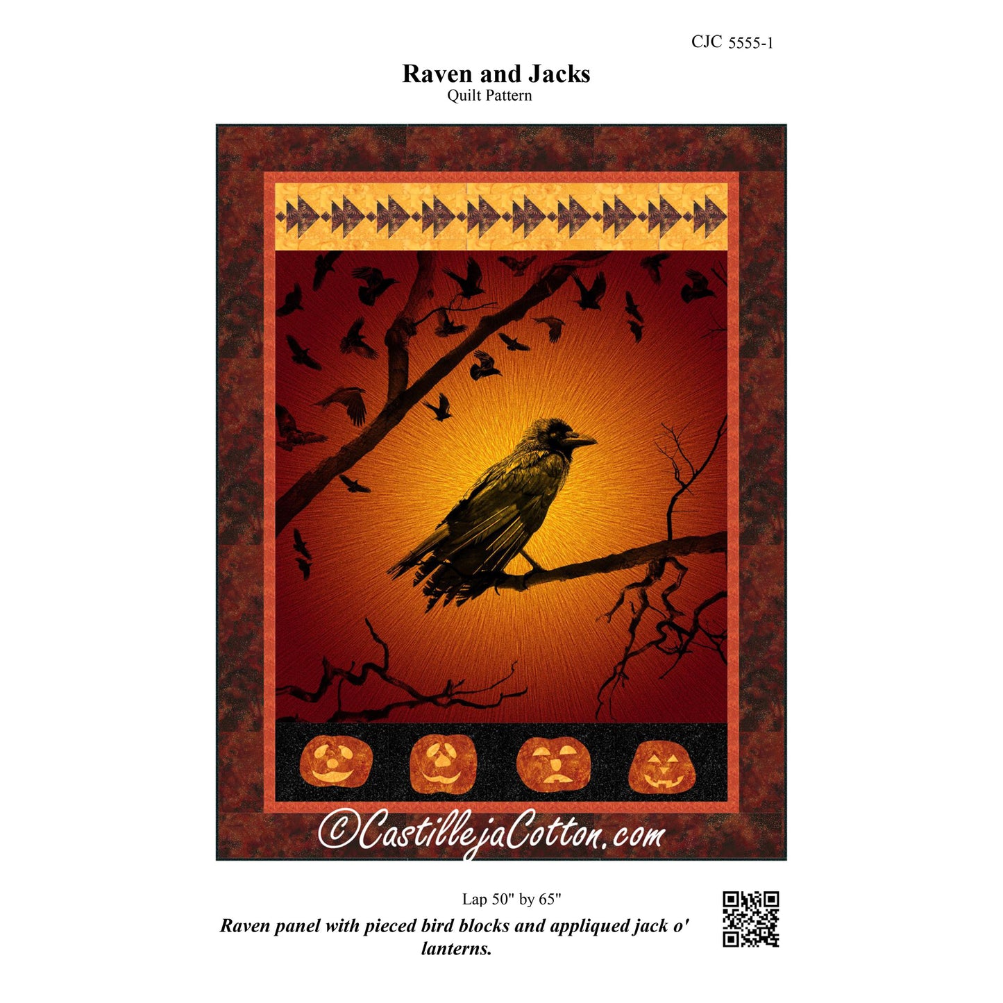 Raven and Jacks Quilt CJC-55551e - Downloadable Pattern