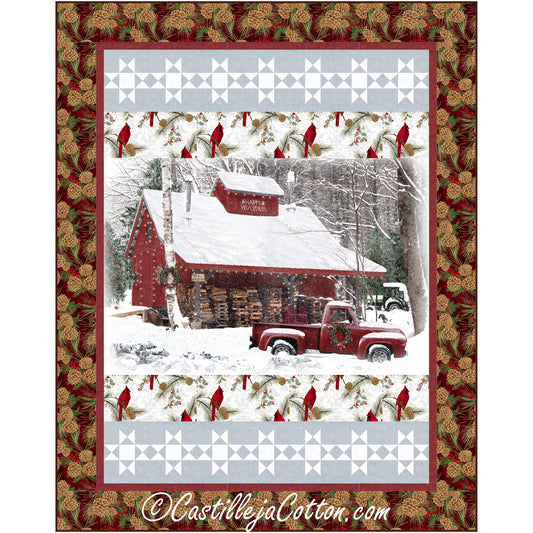 Cabin in the Forest Quilt CJC-55561e - Downloadable Pattern