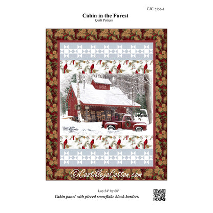 Cabin in the Forest Quilt Pattern CJC-55561 - Paper Pattern