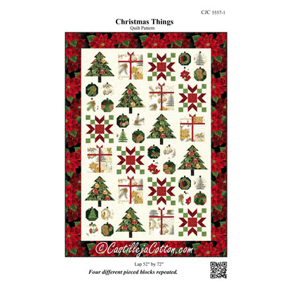 Christmas Things Quilt Pattern CJC-55571 - Paper Pattern