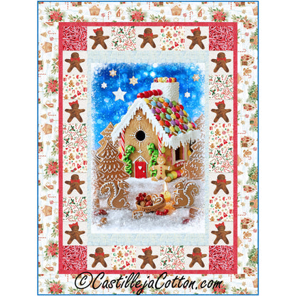 Gingerbread House Quilt CJC-55581e - Downloadable Pattern