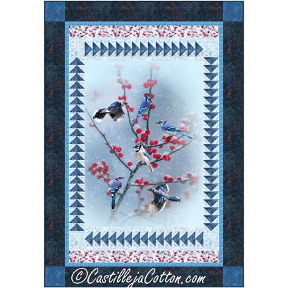 Blue Jay Panel Quilt Pattern CJC-55591 - Paper Pattern