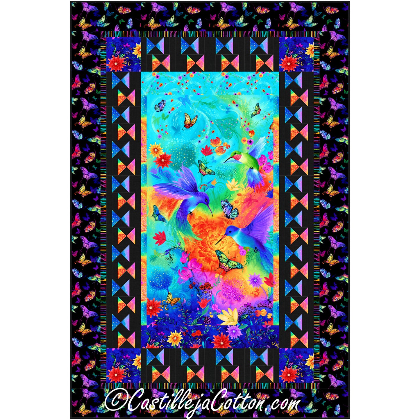 Birds and Butterflies Quilt Pattern CJC-55661 - Paper Pattern