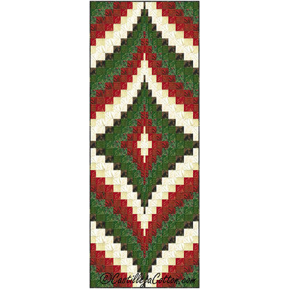 Christmas Diamonds Runner Pattern CJC-55691 - Paper Pattern