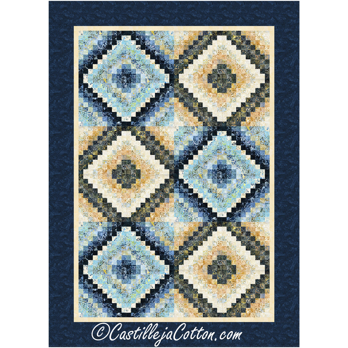 Sea and Sand Quilt Pattern CJC-55791 - Paper Pattern