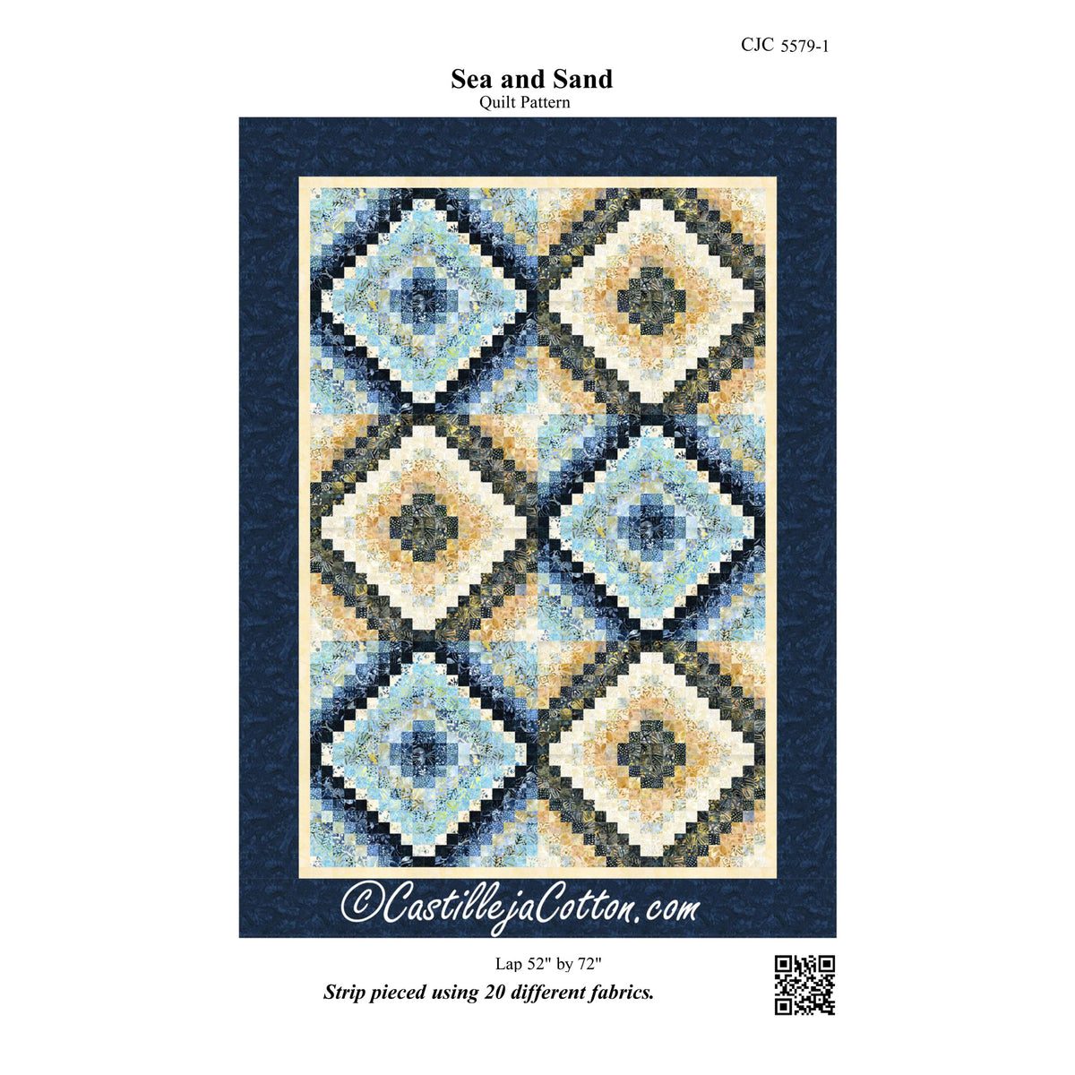 Sea and Sand Quilt Pattern CJC-55791 - Paper Pattern