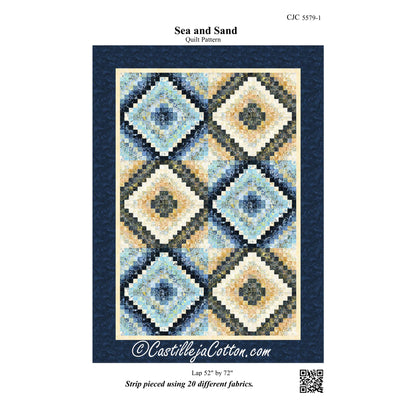 Sea and Sand Quilt Pattern CJC-55791 - Paper Pattern