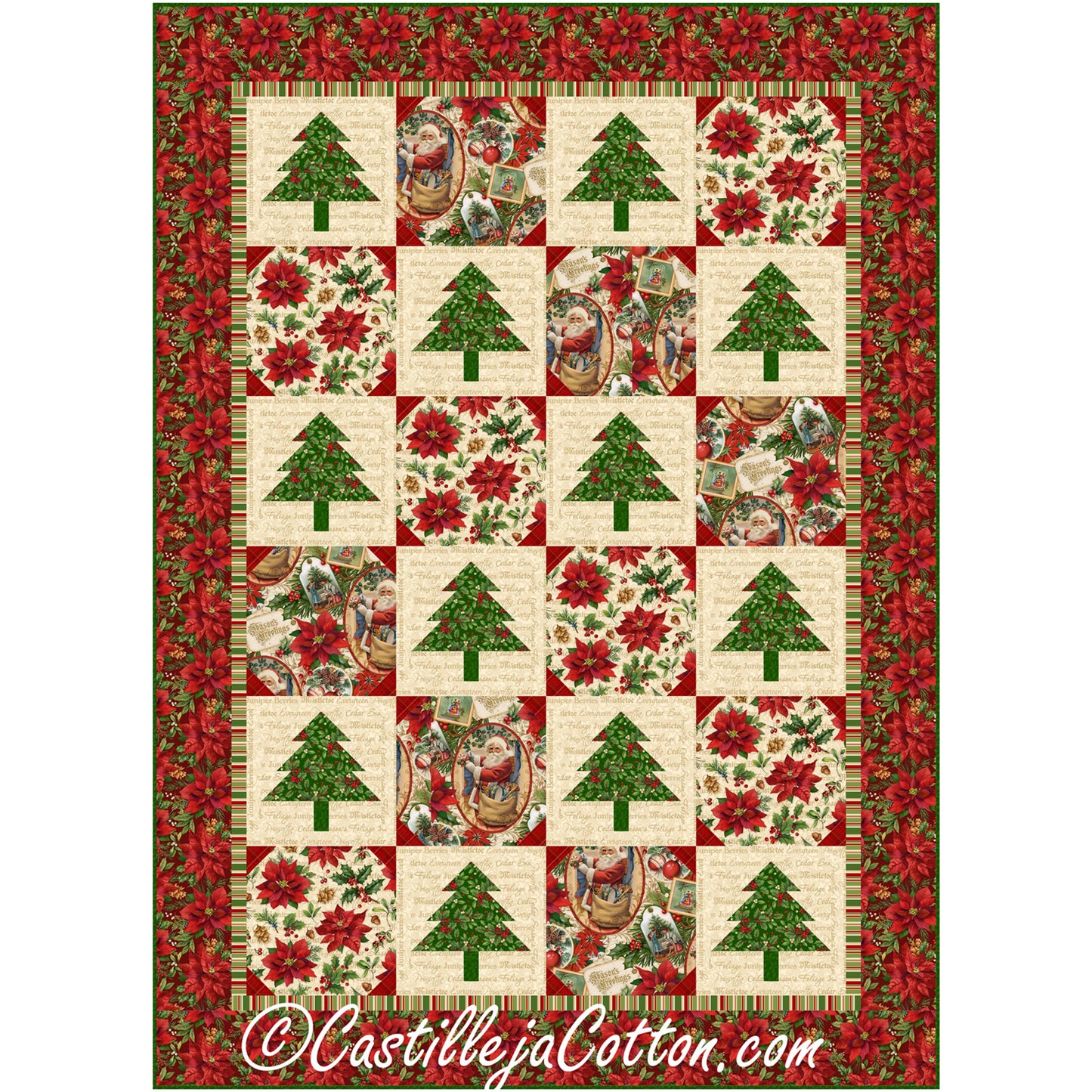 Trees and Circles Quilt Pattern CJC-55851 - Paper Pattern