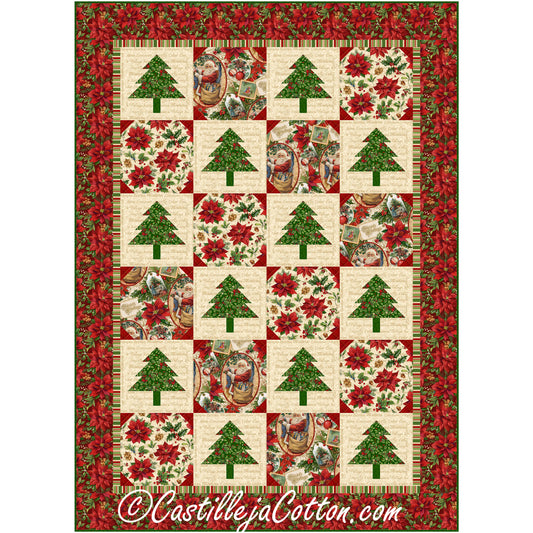 Trees and Circles Quilt CJC-55851e - Downloadable Pattern