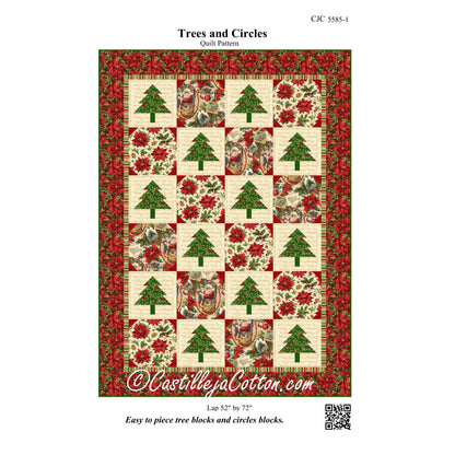 Trees and Circles Quilt Pattern CJC-55851 - Paper Pattern
