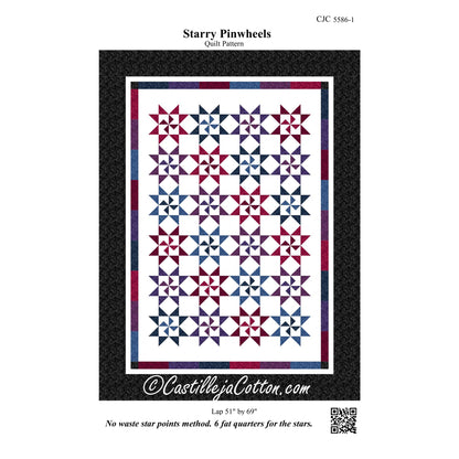 Starry Pinwheels Quilt CJC-55861e - Downloadable Pattern