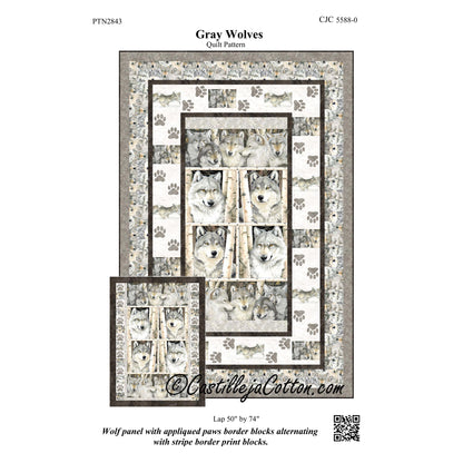 Gray Wolves Quilt Pattern CJC-55880w  - Wholesale Product