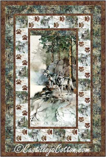 Lone Wolves Quilt Pattern CJC-55884 - Paper Pattern