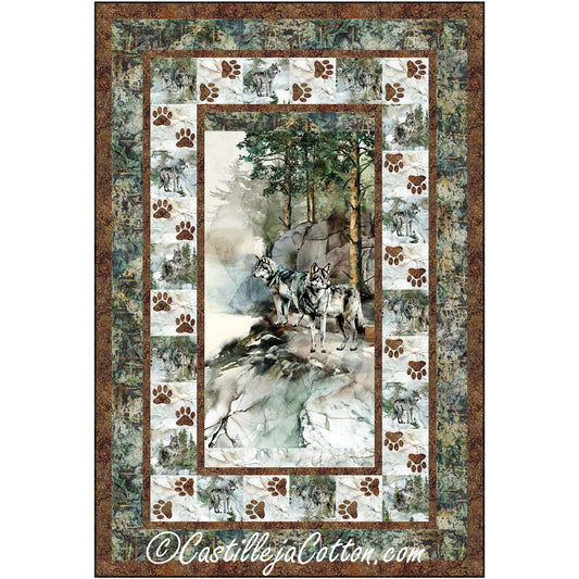 Lone Wolves Quilt CJC-55884e - Downloadable Pattern