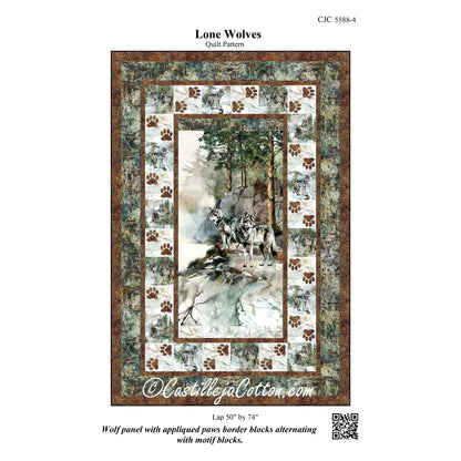 Lone Wolves Quilt CJC-55884e - Downloadable Pattern