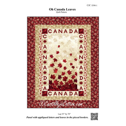 Oh Canada Leaves Quilt Pattern CJC-55901w  - Wholesale Product