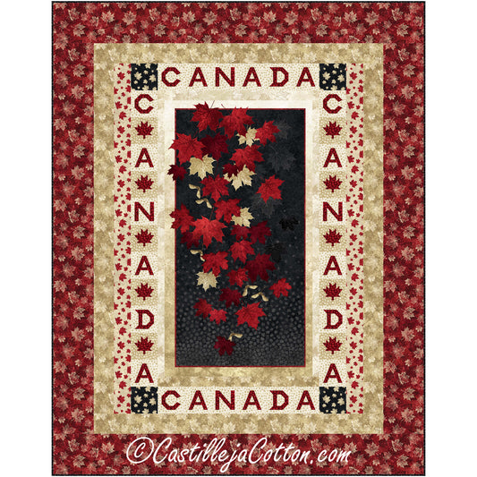 Oh Canada Leaves Two Quilt CJC-55902e - Downloadable Pattern