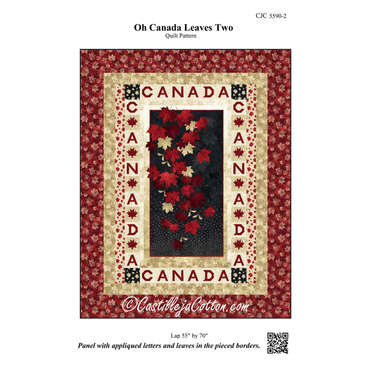Oh Canada Leaves Two Quilt Pattern CJC-55902w  - Wholesale Product