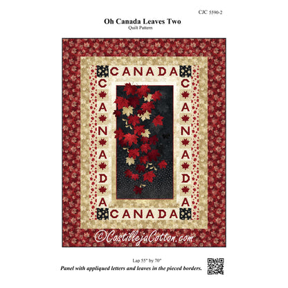 Oh Canada Leaves Two Quilt Pattern CJC-55902w  - Wholesale Product