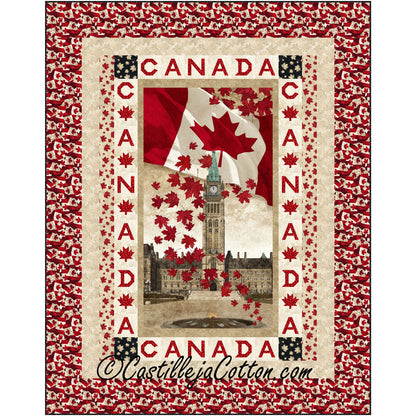Canadian Parliament Quilt CJC-55903e - Downloadable Pattern