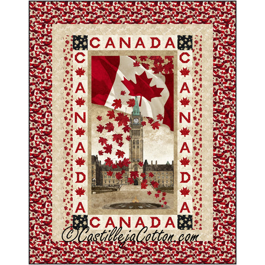 Canadian Parliament Quilt CJC-55903e - Downloadable Pattern