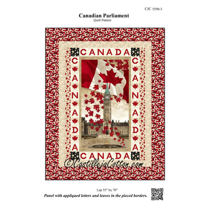 Canadian Parliament Quilt CJC-55903e - Downloadable Pattern