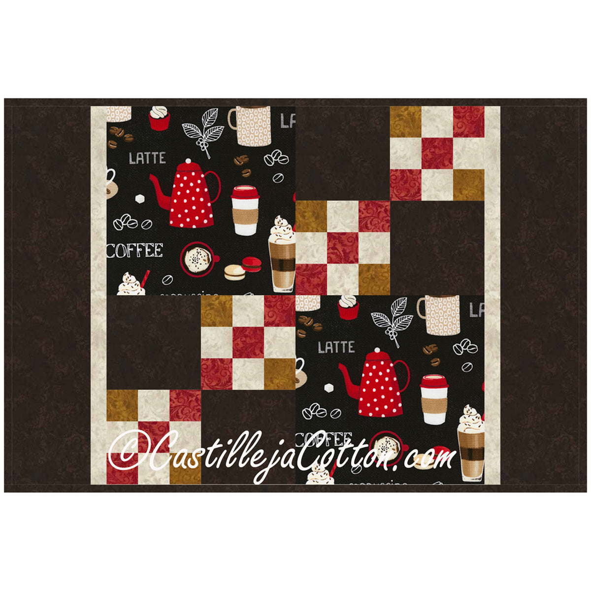 Coffee Time Placemat CJC-55961e - Downloadable Pattern