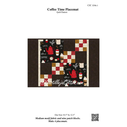 Coffee Time Placemat CJC-55961e - Downloadable Pattern