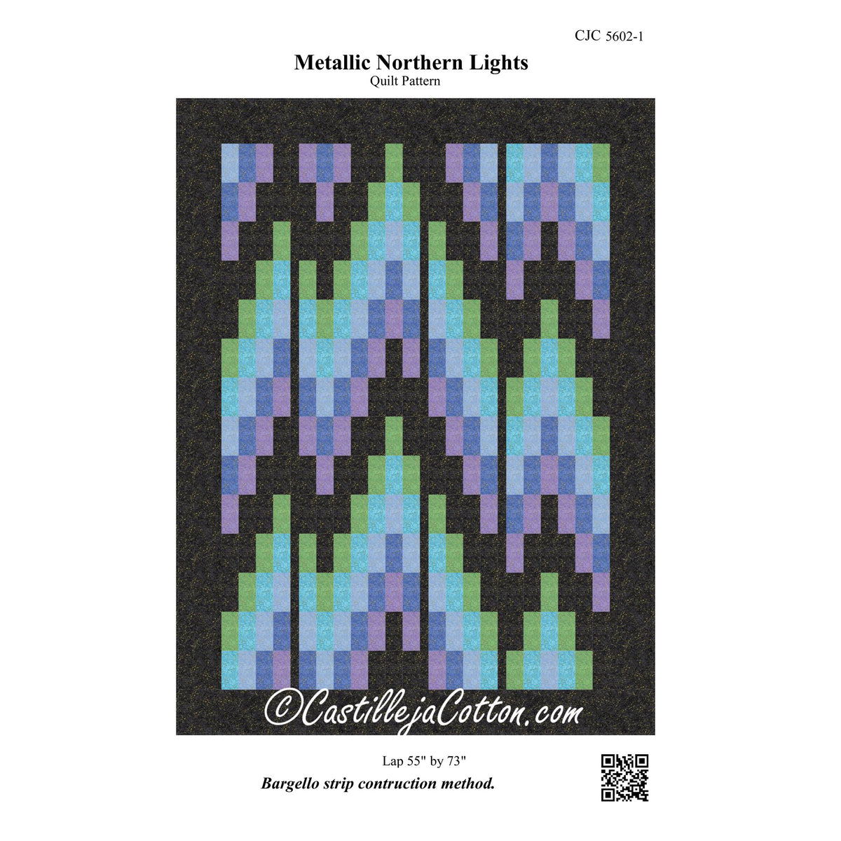 Metallic Northern Lights Quilt Pattern CJC-56021 - Paper Pattern