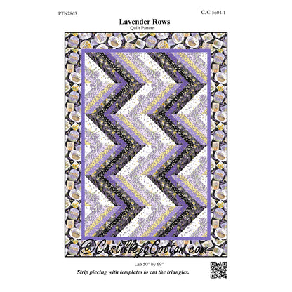 Lavender Rows Quilt Pattern CJC-56041 - Paper Pattern