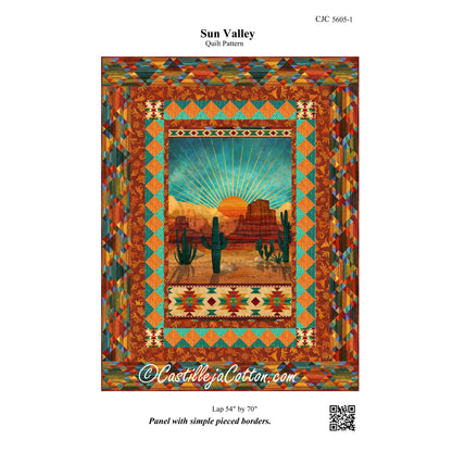 Sun Valley Quilt Pattern CJC-56051 - Paper Pattern