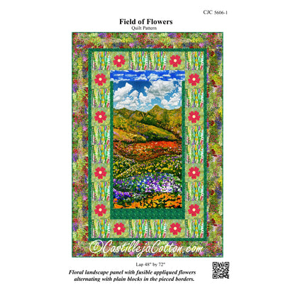Field of Flowers Quilt Pattern CJC-56061 - Paper Pattern