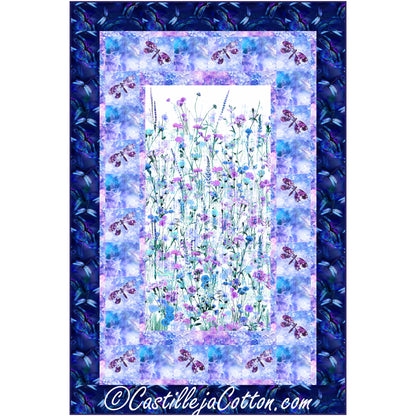 Dragonflies and Flowers Quilt Pattern CJC-56111 - Paper Pattern