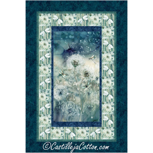 Dragonflies and Dandelions Quilt CJC-56112e - Downloadable Pattern