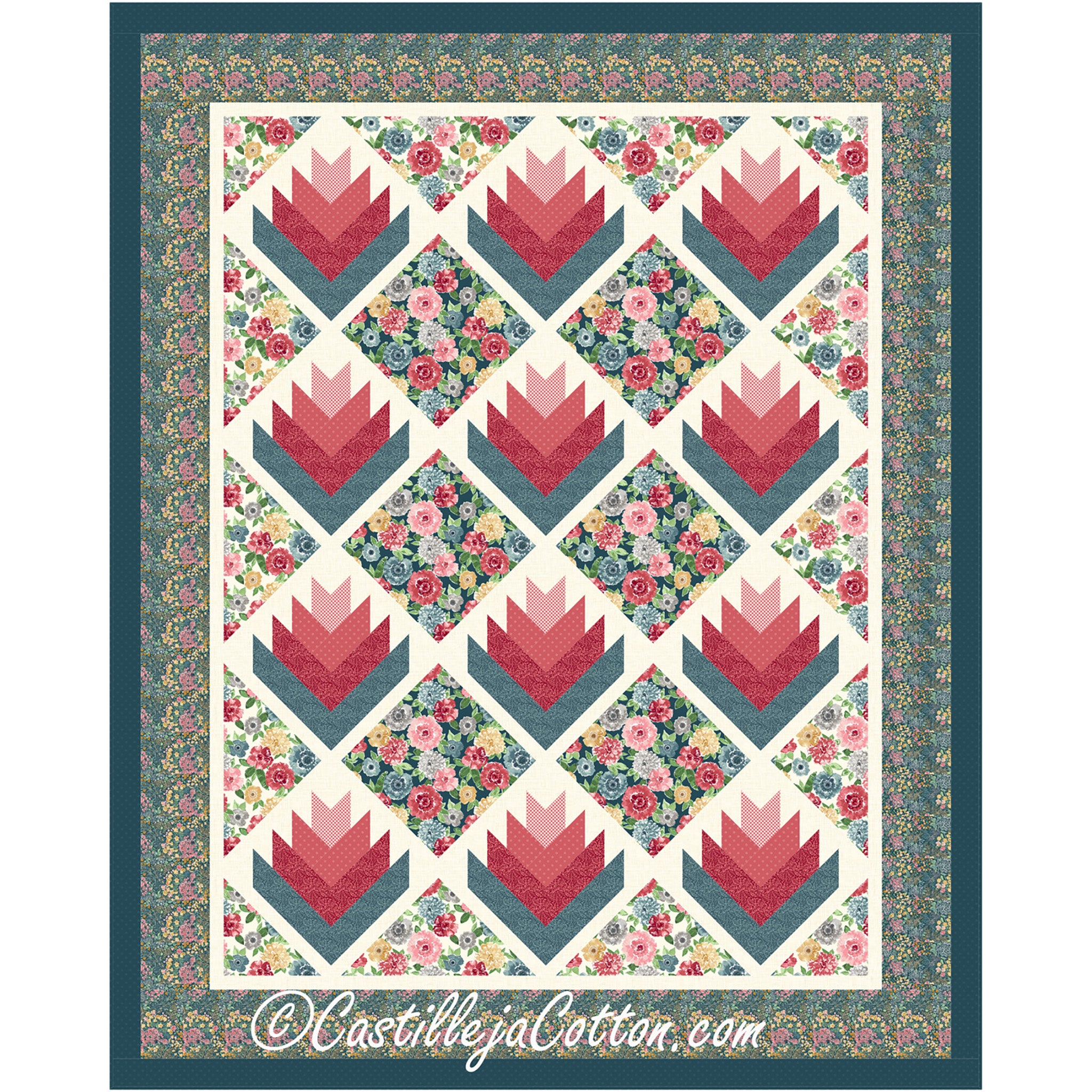 Somerset Log Cabin Quilt Pattern CJC-56124 - Paper Pattern – QuiltWoman.com