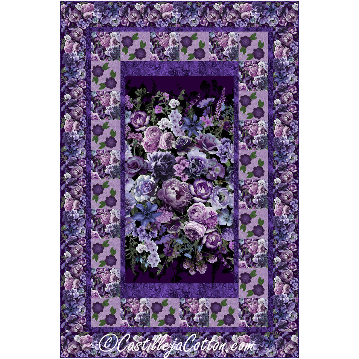 Floral Bouquet Quilt Pattern CJC-56151 - Paper Pattern