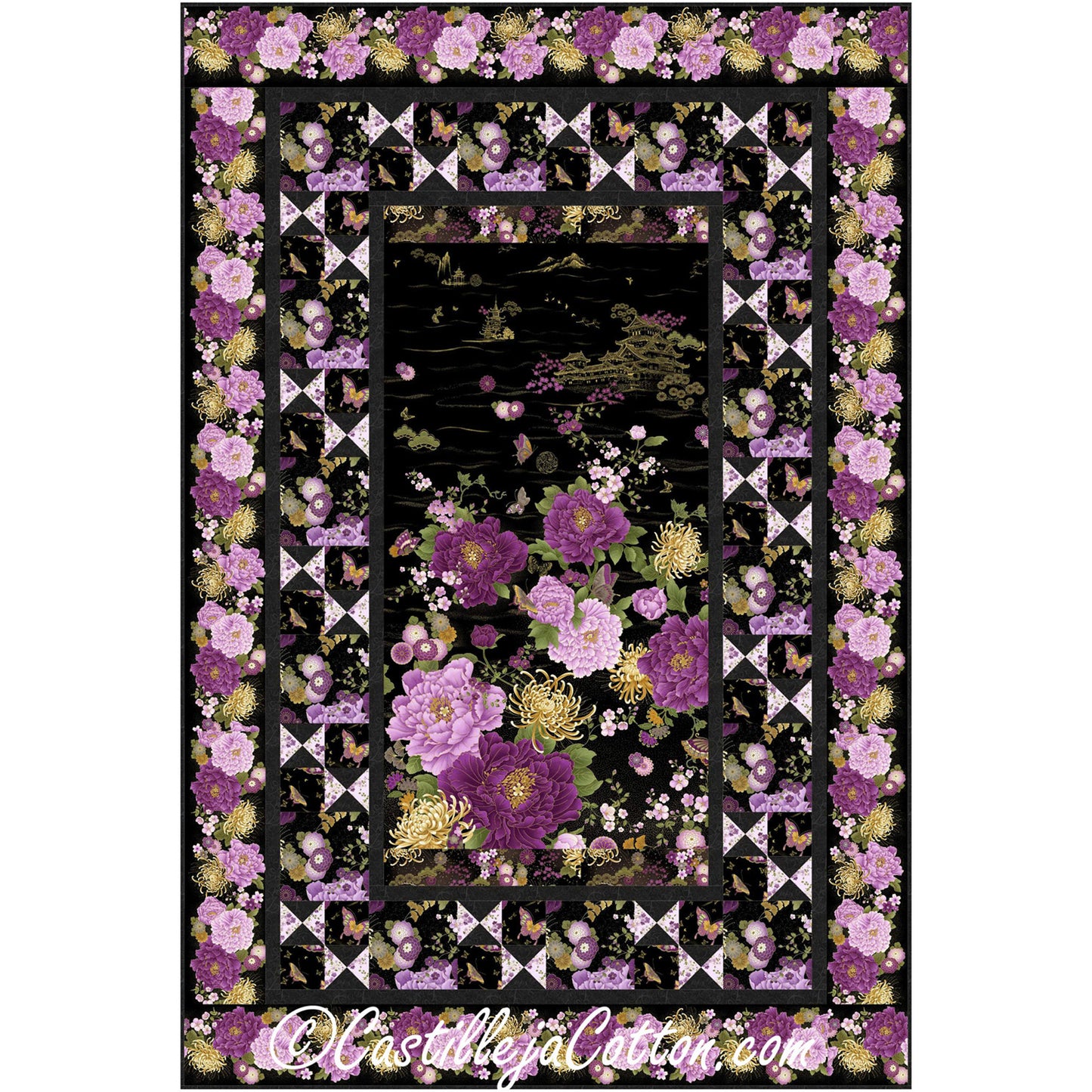Majestic Bouquet Quilt Pattern CJC-56161 - Paper Pattern