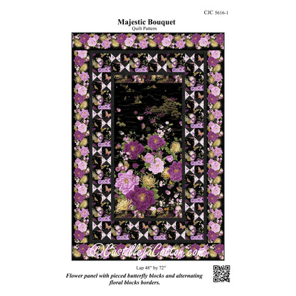 Majestic Bouquet Quilt Pattern CJC-56161 - Paper Pattern