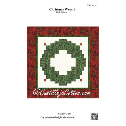 Christmas Wreath Wall Hanging CJC-56181e - Downloadable Pattern