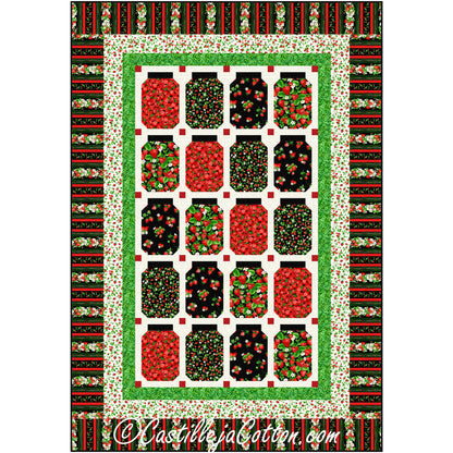 Strawberry Jars Quilt CJC-56351e - Downloadable Pattern