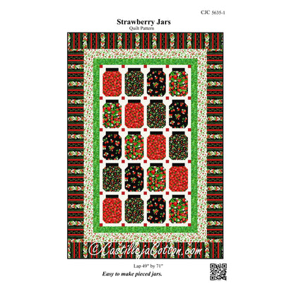 Strawberry Jars Quilt CJC-56351e - Downloadable Pattern