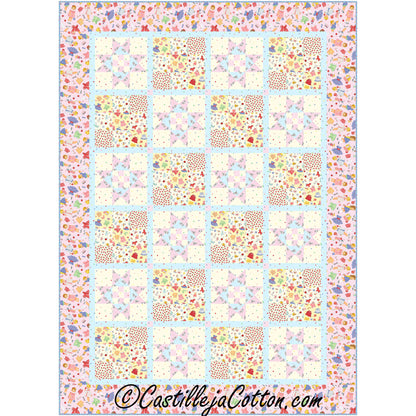 Playing with Dolls Quilt Pattern CJC-56361 - Paper Pattern