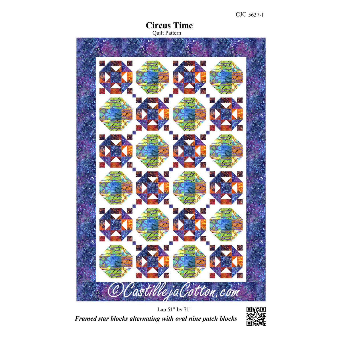 Circus Time Quilt CJC-56371e - Downloadable Pattern