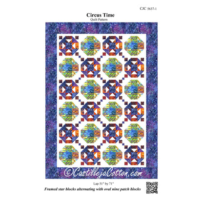 Circus Time Quilt CJC-56371e - Downloadable Pattern