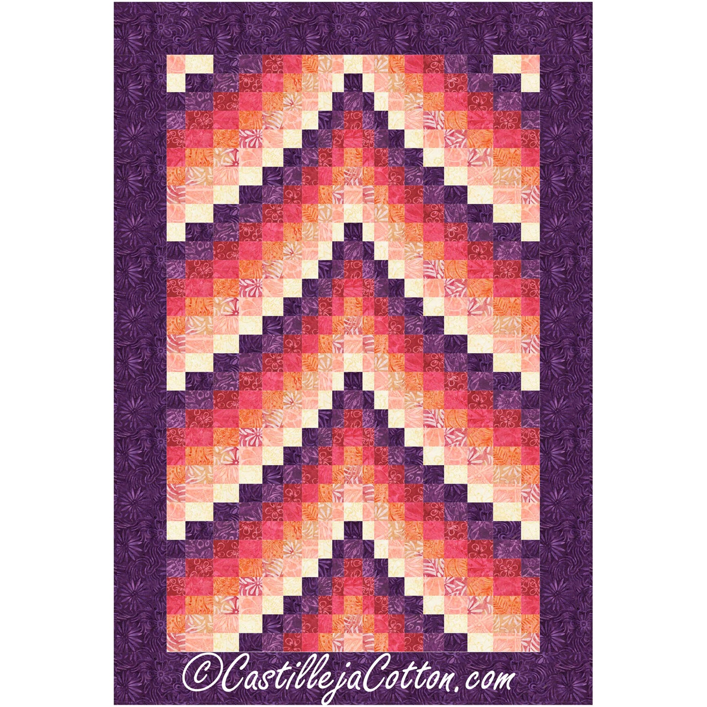 Sunset Mountains Quilt CJC-56411e - Downloadable Pattern