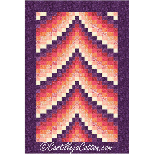Sunset Mountains Quilt CJC-56411e - Downloadable Pattern