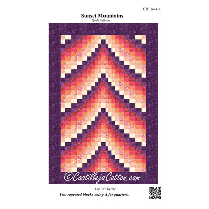 Sunset Mountains Quilt CJC-56411e - Downloadable Pattern