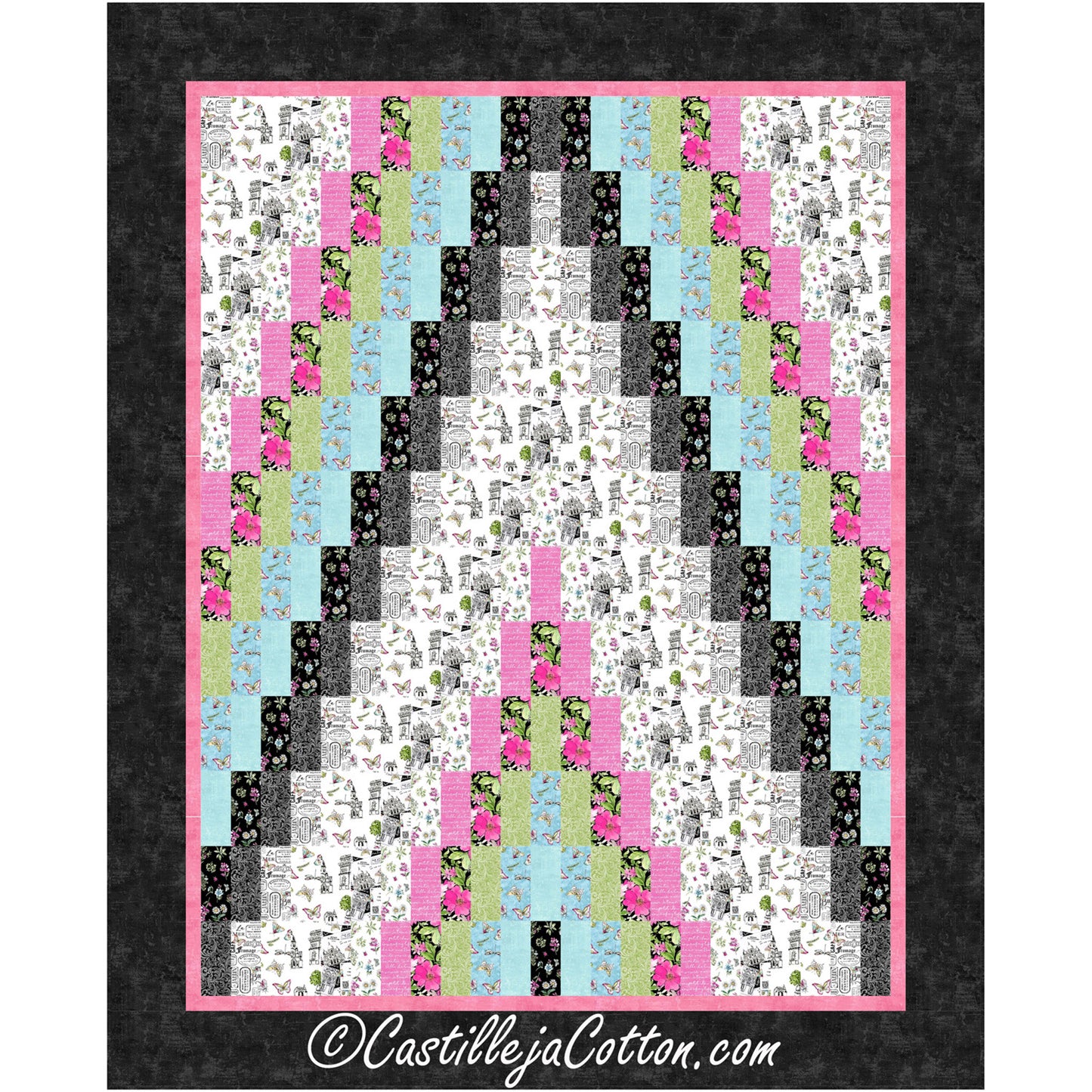 Paris Pyramid Quilt Pattern CJC-56432 - Paper Pattern